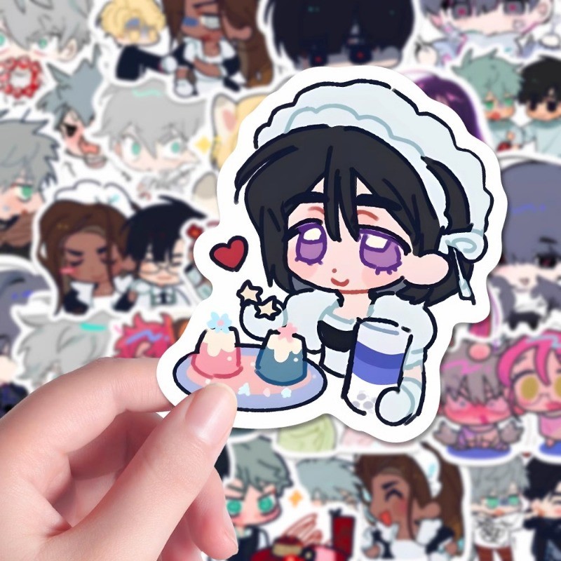 80PCS Anime Alien Stage Mizi Ivan Till Sua Cosplay Stickers Cartoon ...