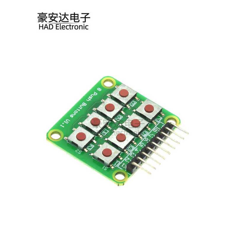 Micro Switch 2*4 Matrix 8-Key Independent Keys Microcontroller ...