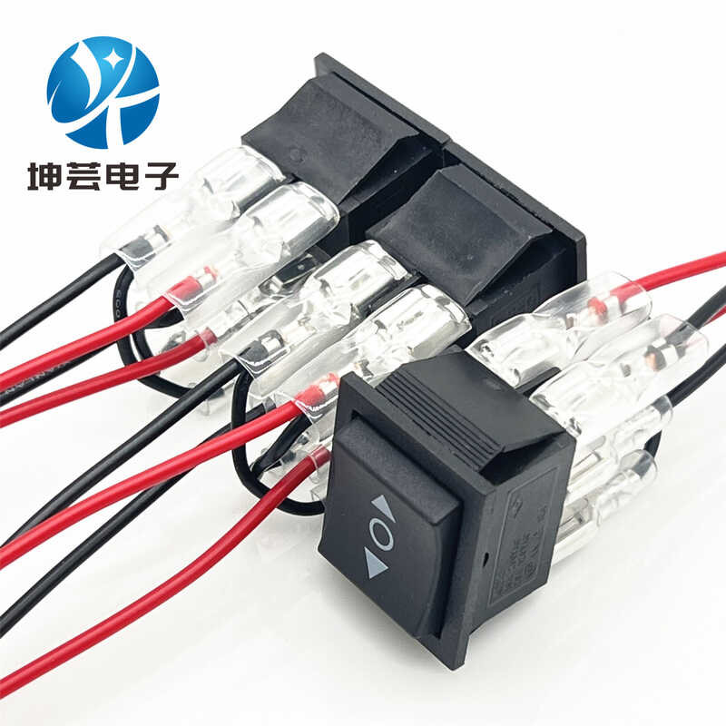KCD4 Double Reset Reed Terminal Three-Position Boat Switch Reversible ...