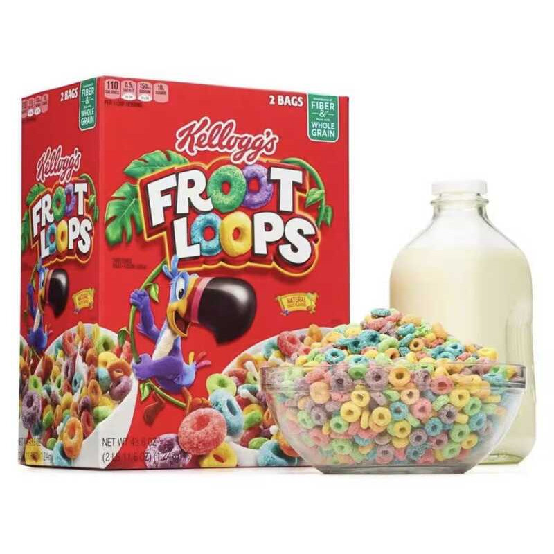 COD Kellogg S Froot Loops Sweetened Multi Grain Cereal Oz Kg | Shopee ...