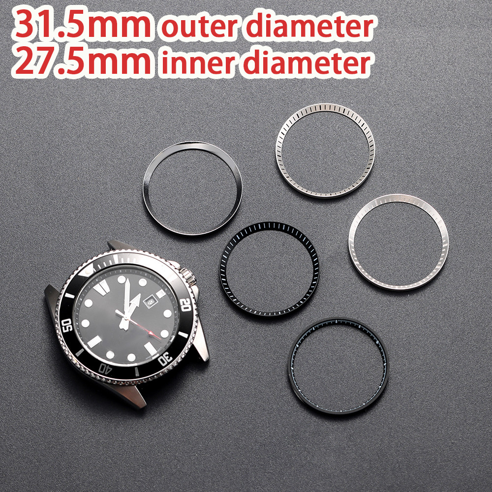 Watch Inner Shadow Ring 31.5mm Stainless Steel Watch Chapter Ring Refit ...