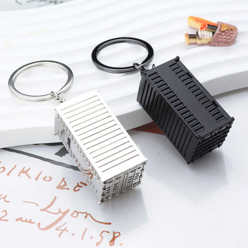 Metal Container Keychain Creative Spray Paint Mini Container Model ...