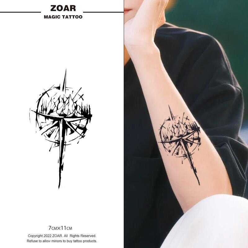Pagpapadala Mula Bulacan Temporary Tattoo Sticker Zoar-P38【Mountain ...