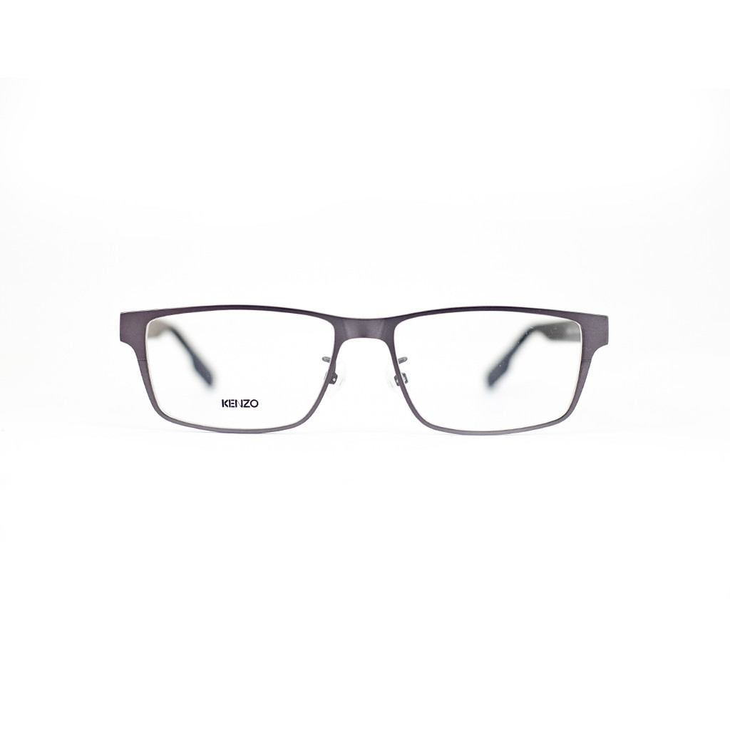 Kenzo Grey Metal Rectangle Eyeglasses KZ50022U01355 | Shopee Philippines