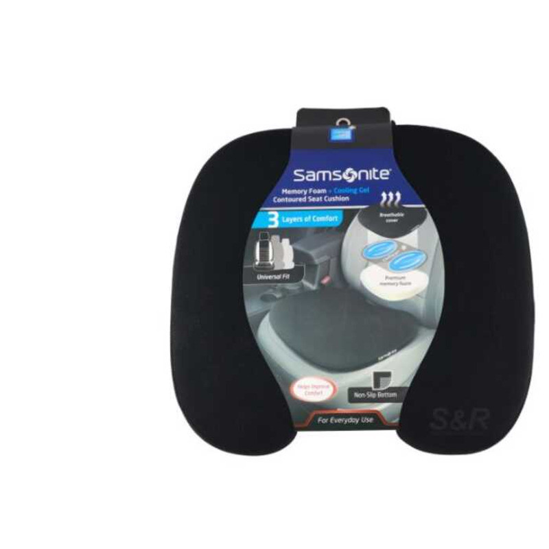 Samsonite Cooling Lumbar Support Pillow - Gel Memory Foam For Office Chairs & Car Seats 1 thumbnail image