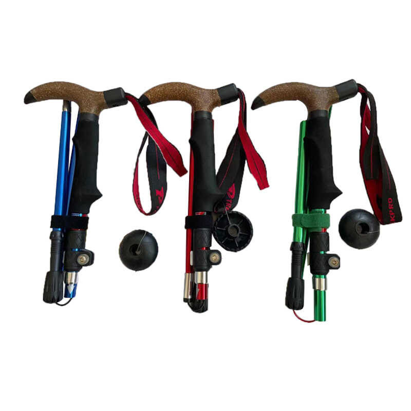 Lightweight Four-Section Cork Bendable Handle Telescopic Multi ...