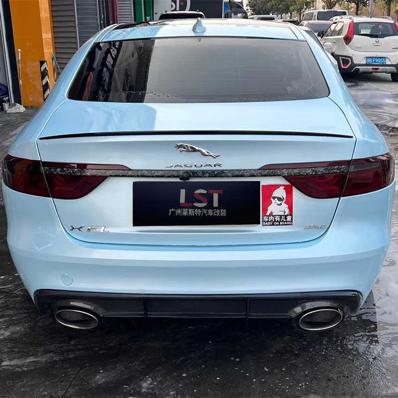 2016-2025 Jaguar XF XFL modified carbon fiber rear wing | Shopee ...