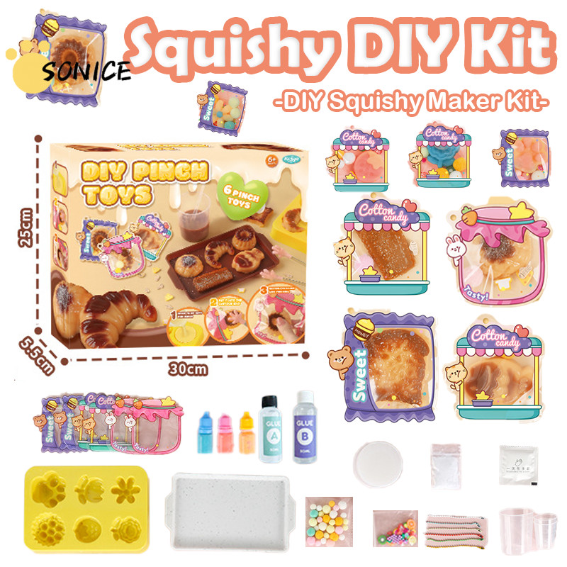 DIY Mochi Squishy Maker Kit Taba Squishies Maker Kit Make Your Own