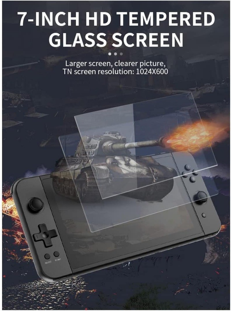 Psp X7/X12/X70 Handheld Game Console GameBoy 7-Inch HD Large Screen ...