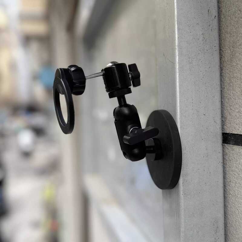 Dual-Sided Metal 360 Pea Pod Gym Magnetic Phone Holder Outdoor Live ...