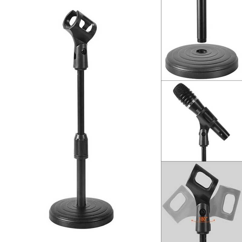 Flexible 2 E1 Desop Tripod Folding Mic Stand With Adjustable Angle Disc ...