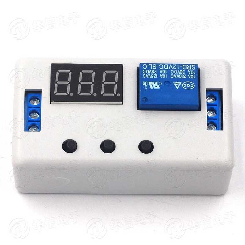 12V 24V 1 Channel Relay Module Trigger Delay On Turn Off Time Cycle ...