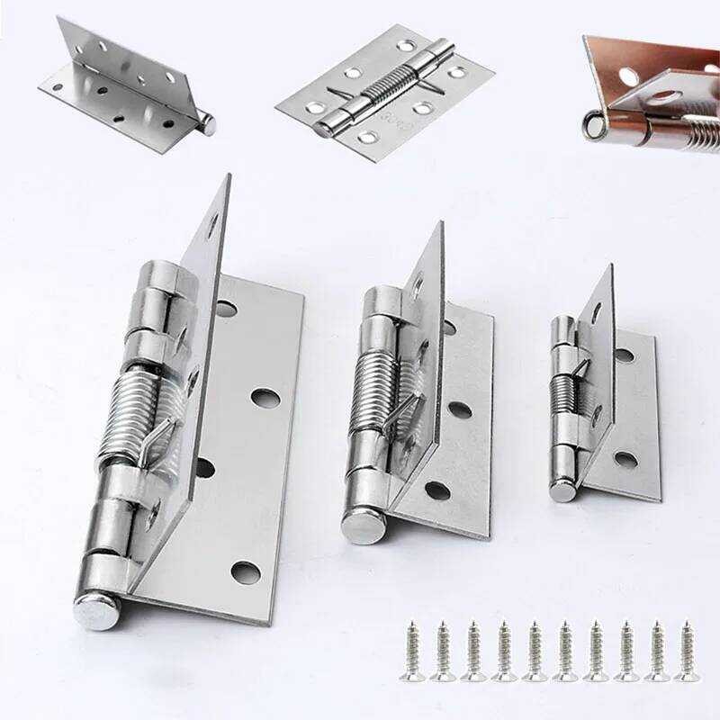 Xj 6/10Pcs Spring Loaded Hinges For Cabinets Stainless Spring Hinges ...