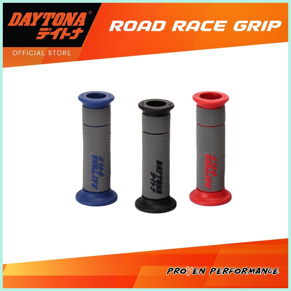 DAYTONA Road Race Grip 110mm with 2 pcs. of end cap | Shopee Philippines