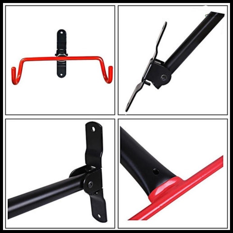 Bicycle Storage Rack Wall Mountain Bike Hanger Hook Bike Wall Hanging ...
