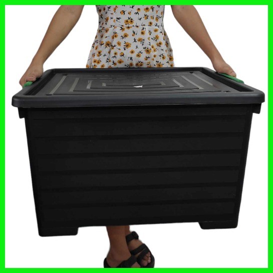 Storage Box 90L [#057] Storage Box Heavy Duty with Wheels storage box ...