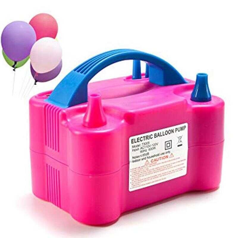 BALLOON Pump001 - Electric Balloon Inflator Pump With Double Nozzles ...