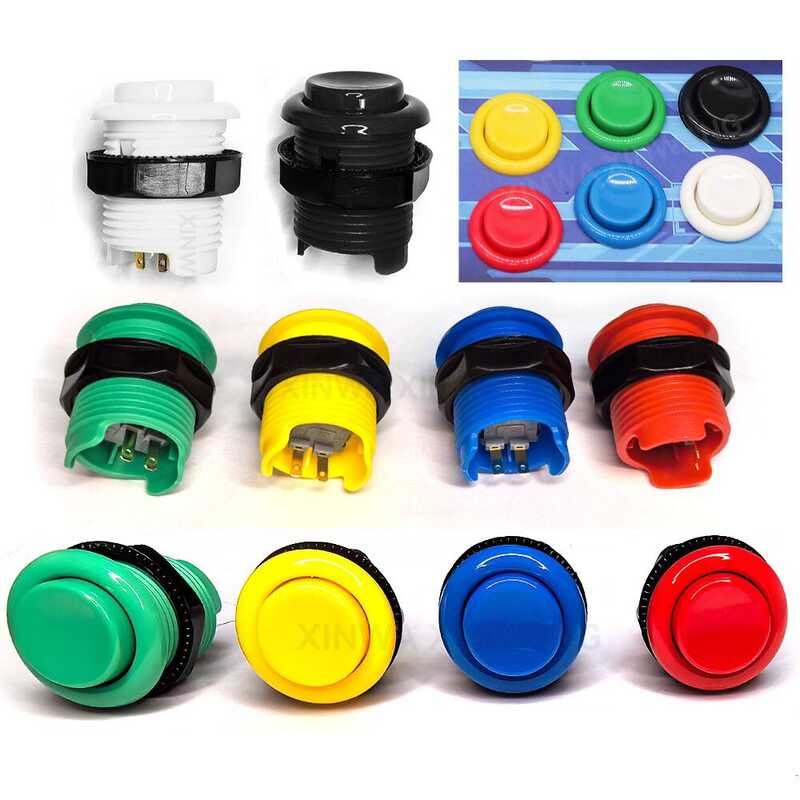 Baolian American Button Concave Game Key Switch 28 Type Nut King of ...