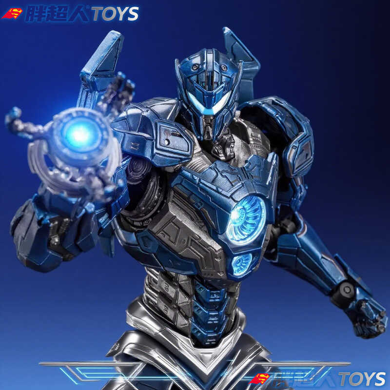 Pacific Rim 2 Dangerous Revenge Electroplated Blue Wanderer Mecha Model ...