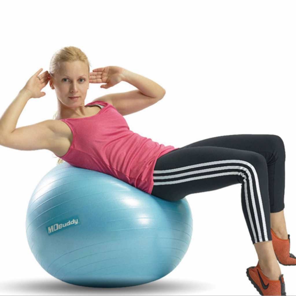 Md Buddy MD1225 Gym Ball (55cm, 65cm, 75cm) Anti Burst | Shopee Philippines
