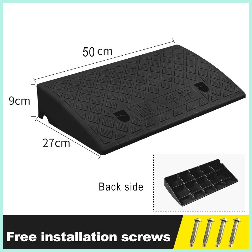 KSL Portable Lightweight Curb Ramps Heavy Duty Plastic Threshold Ramp ...