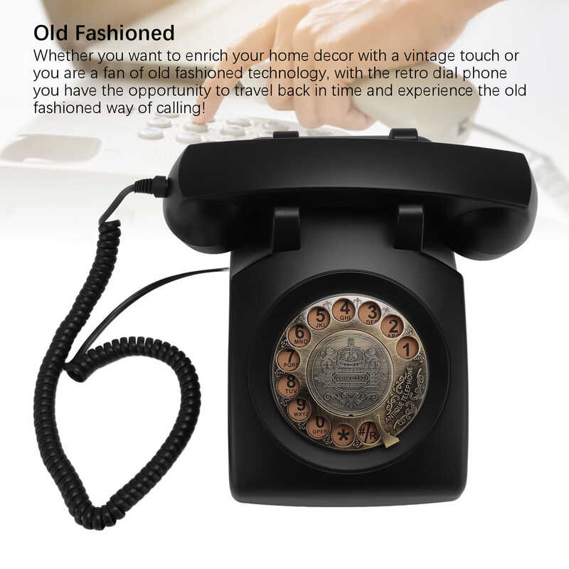 Retro Vintage Antique Telephone Hotel Re‑ Hand‑ Landline Phone