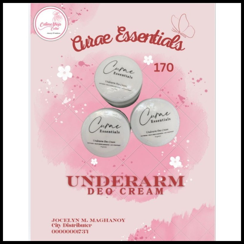CURAE UNDERARM DEO CREAM (MANDAUE) | Shopee Philippines