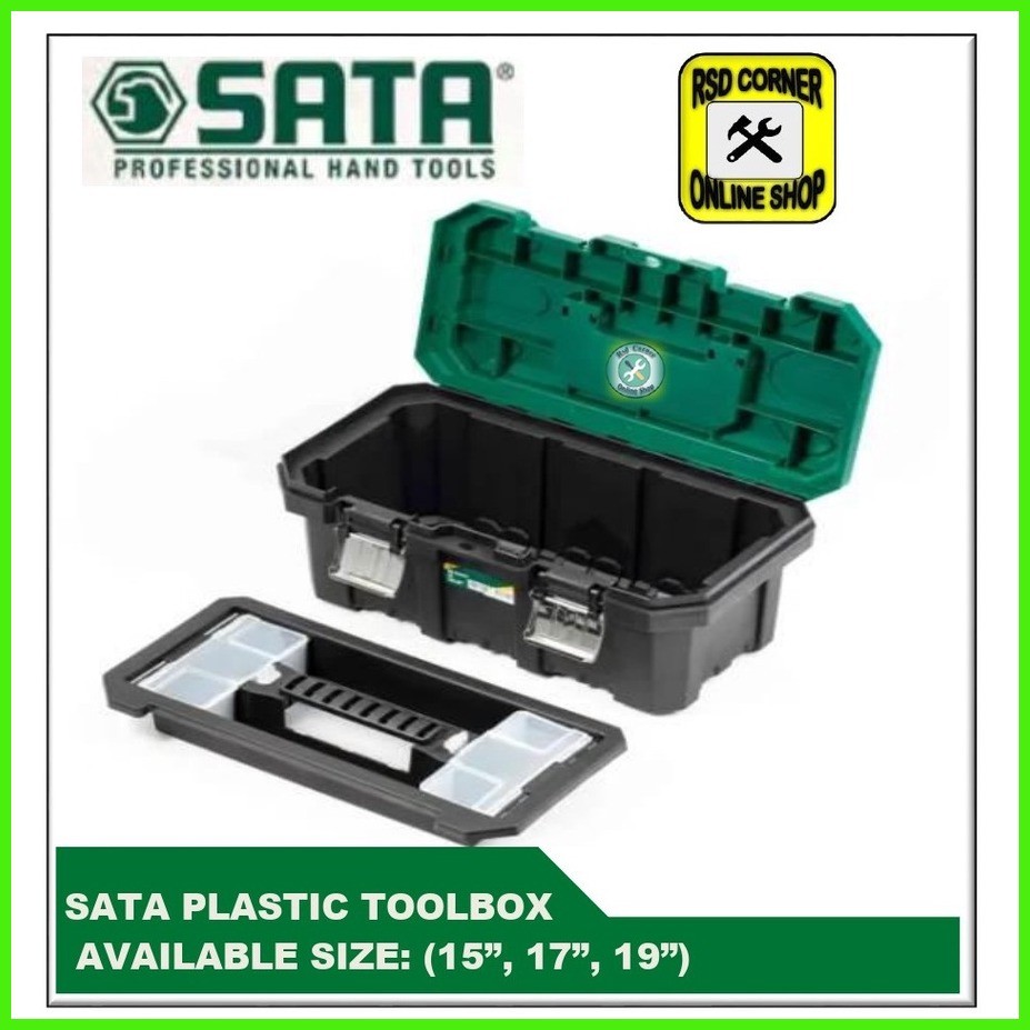 Sata By Nicholson Plastic Tool Box ( 15