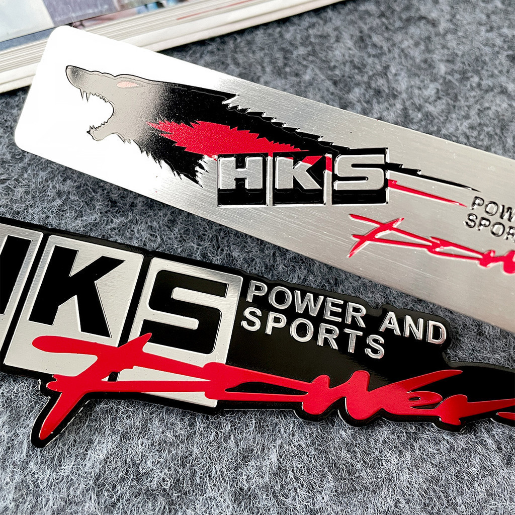 3D HKS Metal Logo Car Accessories Modified Emblem Sticker Auto Side ...