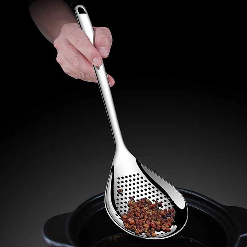 Y 1Pc Durable Anti-Rust For Kitchen Household Stainless 1 Noodle Spoon ...