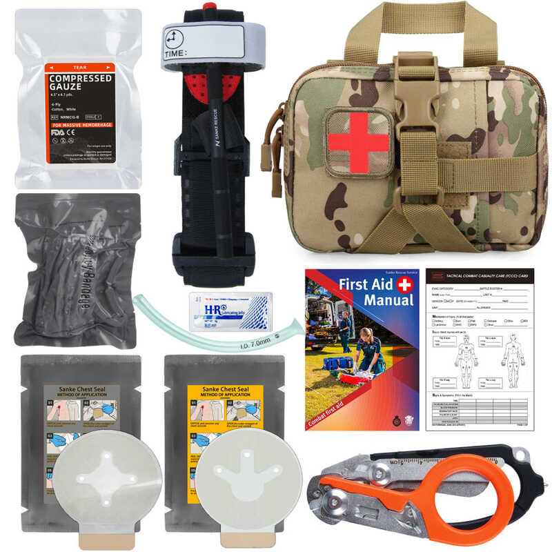 Sanke Rescue IFAK First-Aid Kits EDC Trauma Combat Training Survival ...