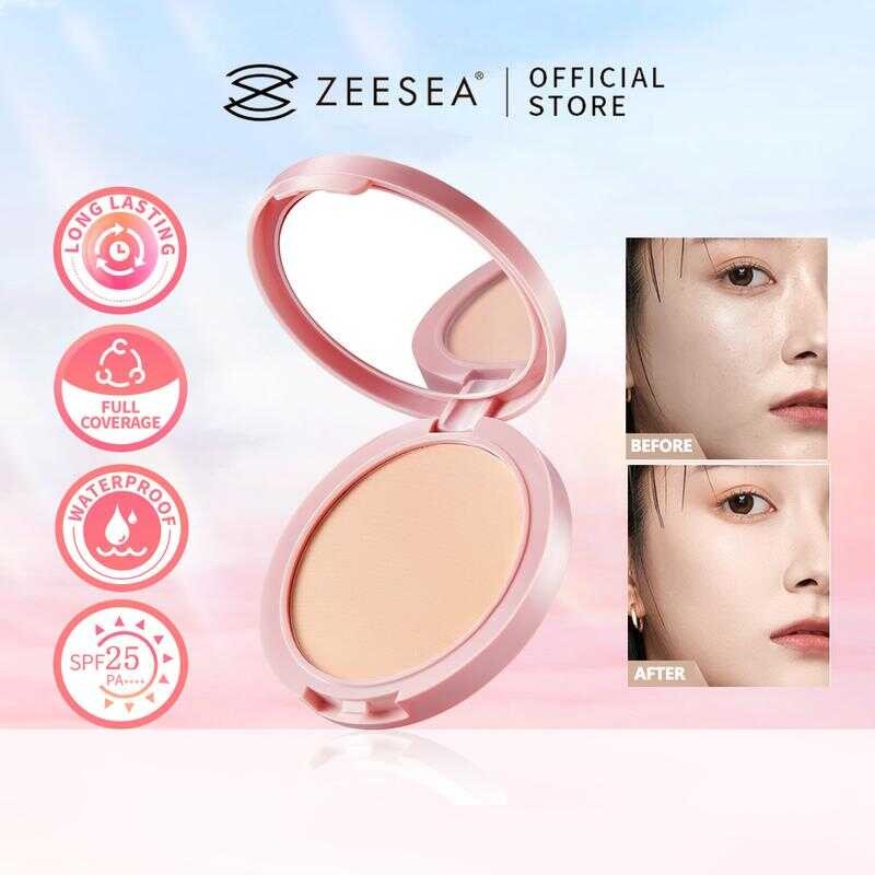 Dc1 ZEESEA Sunscreen Compact Powder SPF 25 Pa++++ Face Oil Control ...