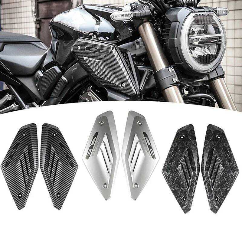 Side Motorcycle Frame Panel Cover Protective Intake Pipe Protector ...
