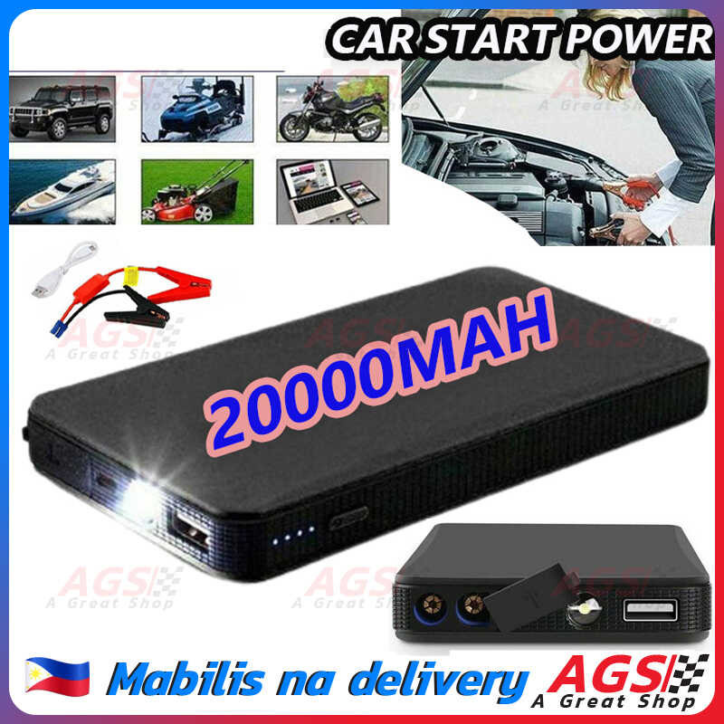 Car Jump Starter Portable 20000mAh 12V car emergency engine charger ...
