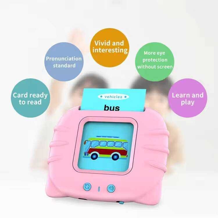Preschool Talking Flash Card Reading Learning Toy Learning Card Reader ...