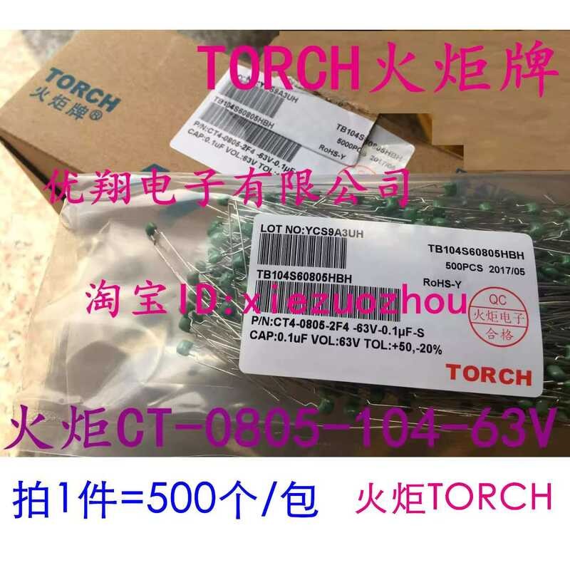 Original Torch TORCH Monolithic Capacitor 63V 104 102 222 472 103 332 ...