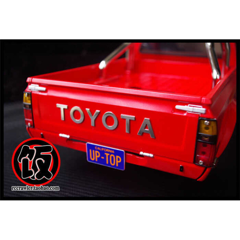 rc4wd tf2 hilux mountain pig tail box toyota metal sticker Z-S0551 ...