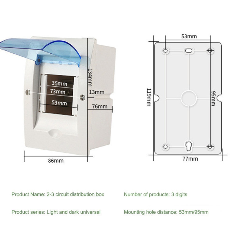 Waterproof Electric Box Cover Breaker Enclosure Plastic Current ...