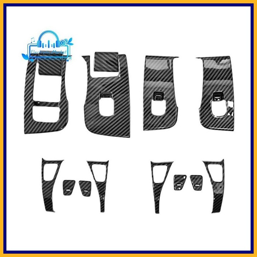 [Hot-Sale] ,14Pcs Car Window Control Panel Cover Button Trim Sticker ...