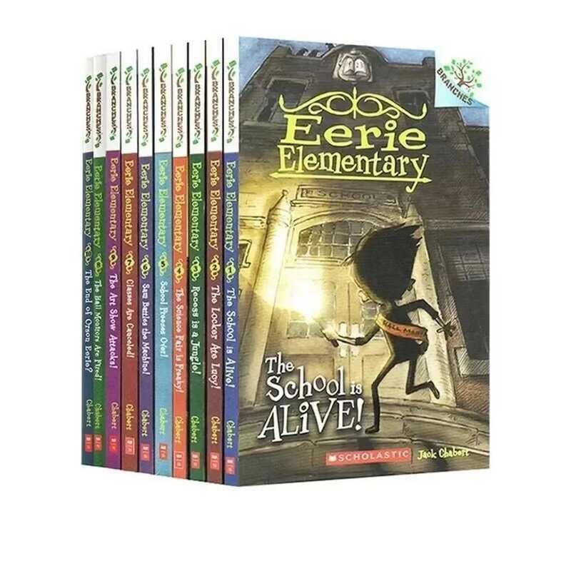 W 10 Books/Set Eerie Elementary The School Is Alive Children English ...