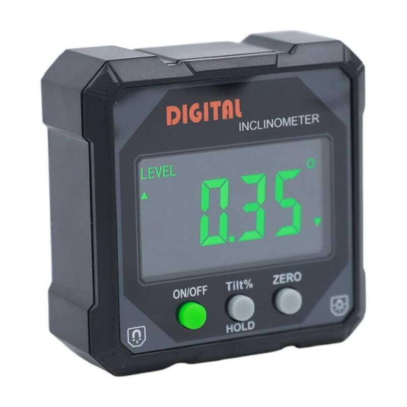 Digital Angle Finder LED Screen Precision Cube Incometer Wear Resist ...