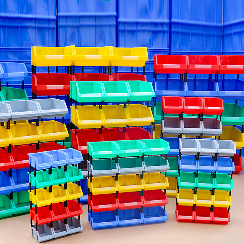 Warehouse part box plastic box screw box hardware storage box cargo ...