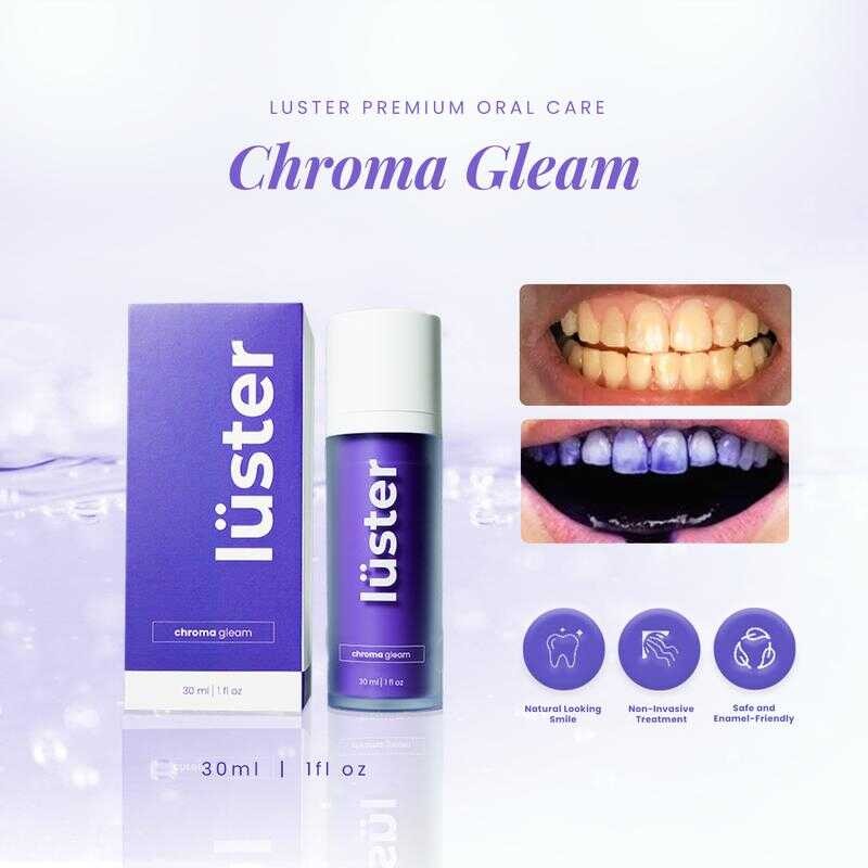 Luster Chroma Gleam Color Corrector For Whiter Teeth And Balanced Smile ...