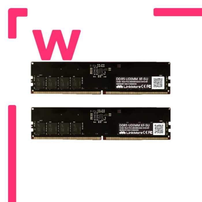 Linkmore Ddr5 16Gbx2-Pack (32Gb) 4800Mhz Pc5-38400 Desktop PC Memory ...