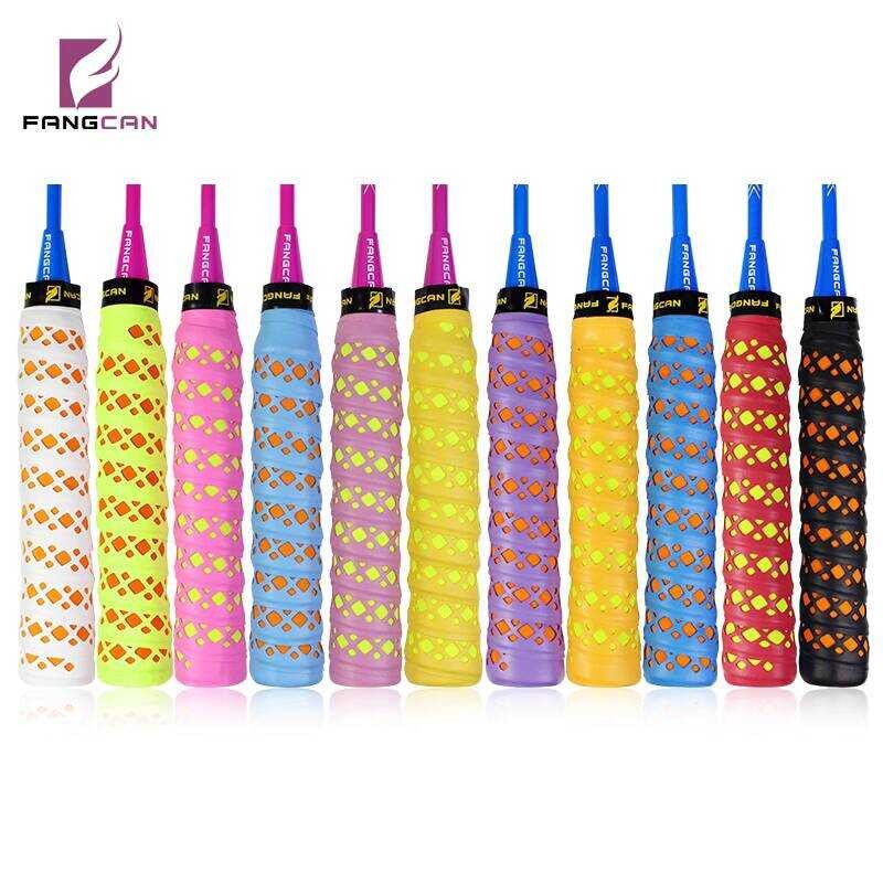 Square Hole Widened Dragon Bone Hand Grip Badminton Tennis Racket Wrap ...