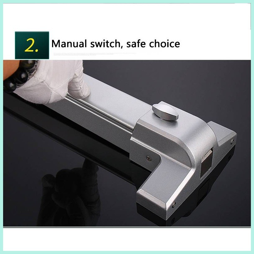 65CM/100CM Stainless Steel Security Escape Fire Rated Push Type Rim ...