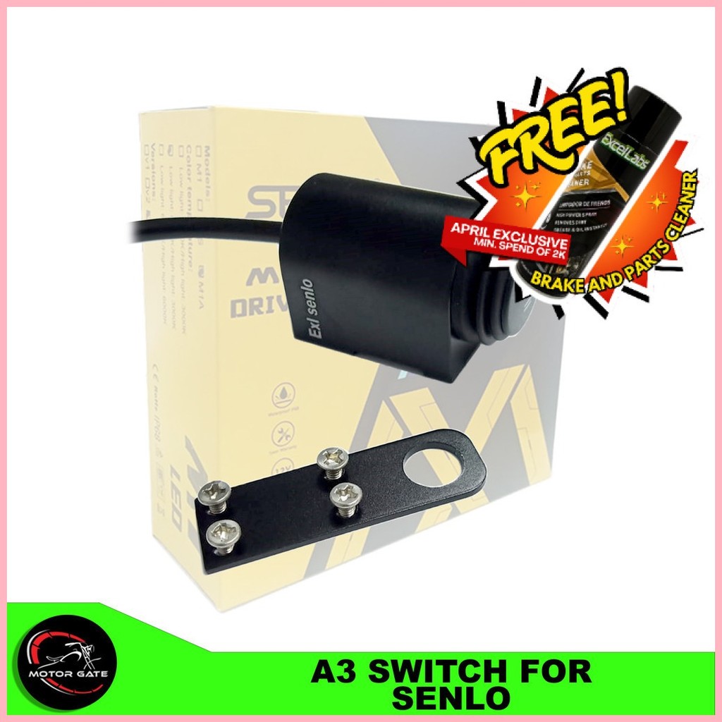 A1 or A3 3-Way Switch for SENLO Mini Driving Lights Motorcycle ...