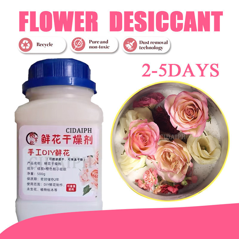 [BUY 1 GET 1] Flower Preservation Powder Silica Gel Flower Drying Kit ...