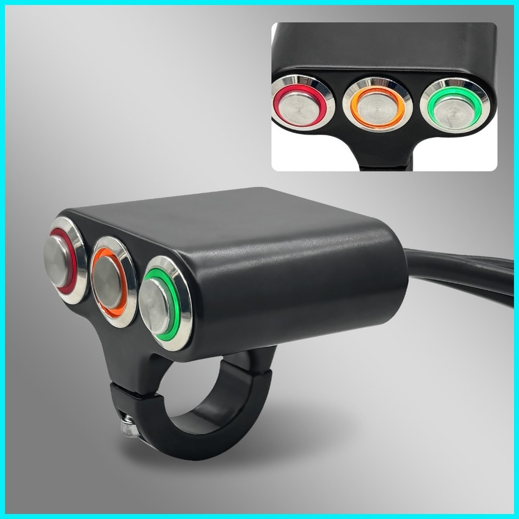 3 in 1 HALO SWITCH CLAMP TYPE (2 ON/OFF SWITCH | 1 Passing Switch ...