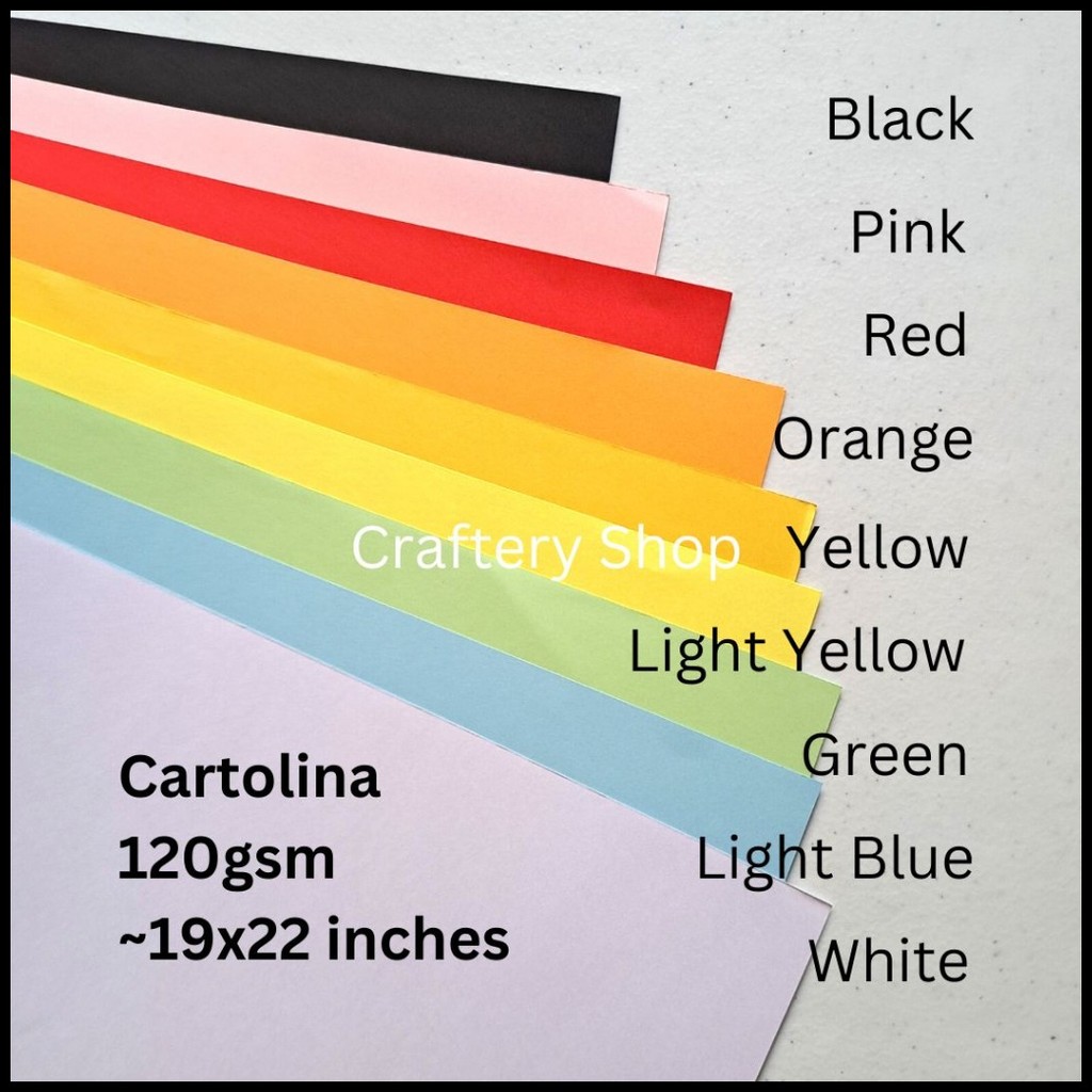 Shop cartolina size for Sale on Shopee Philippines